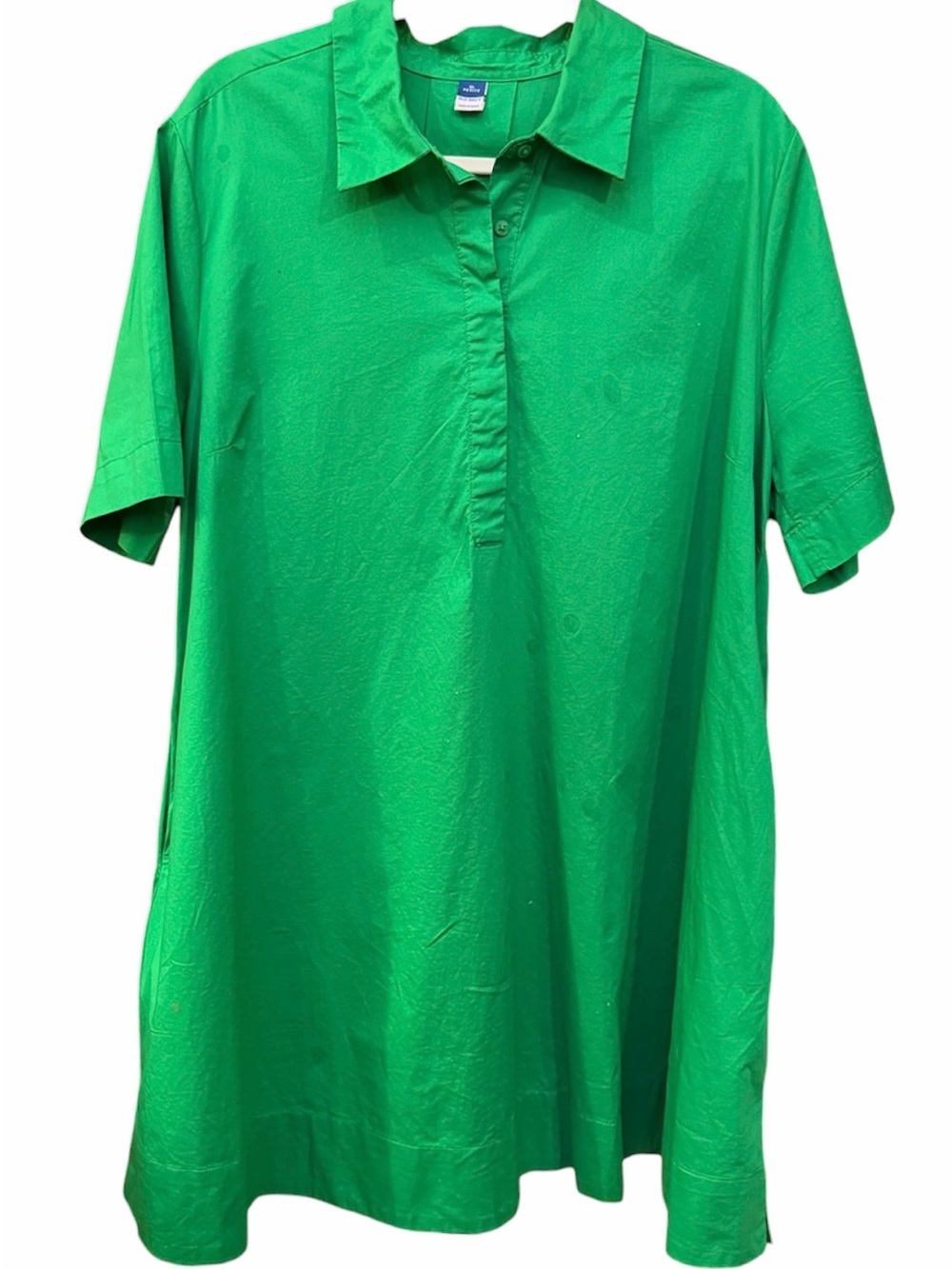 Old Navy Petite Shirt Dress In Green Size XL Petite.